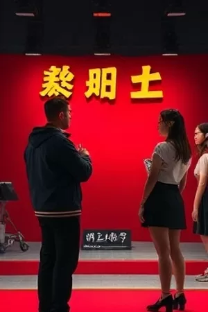 《雾港十二时》竖版海报：雨夜码头边的旧仓库与一盏孤灯